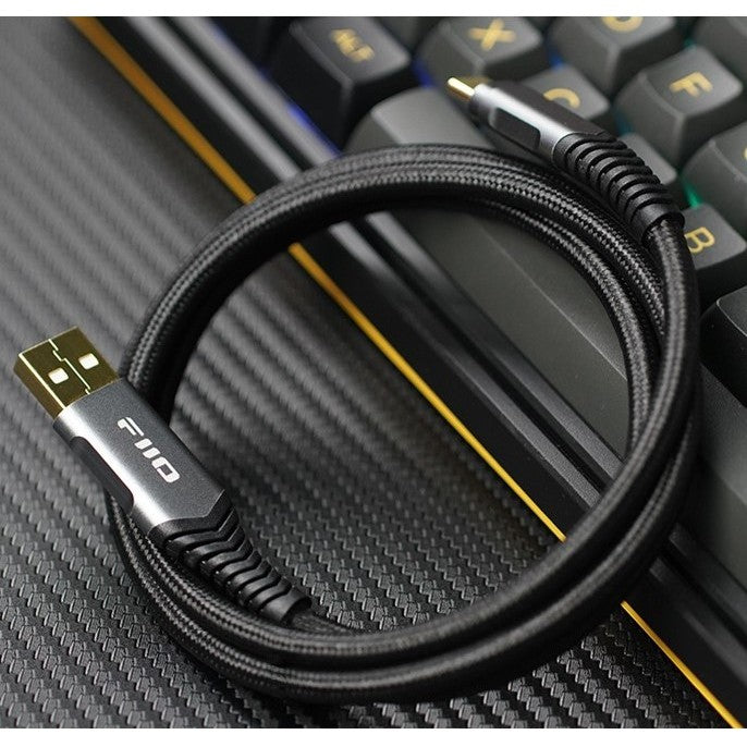FiiO LA-TC1, USB Cable: Type-C Charging and Data Transfer High-Speed Cable (Fiio LATC1, LA TC 1)