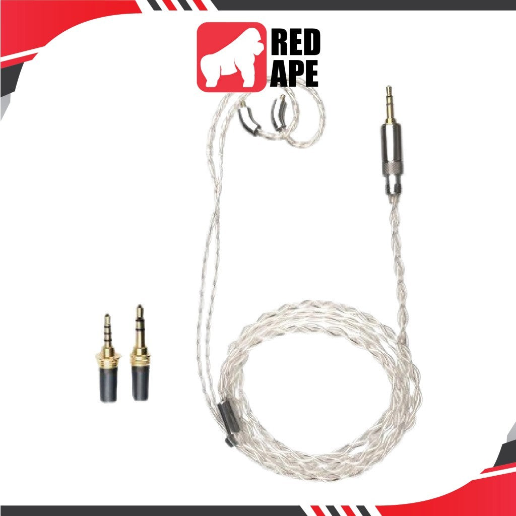 FiiO LC-RD or LC-RD Pro, MMCX In-Ear Monitors Upgrade Cable: with Swappable Plugs MMCX Replacement Cable (LCRD, LCRDPro)