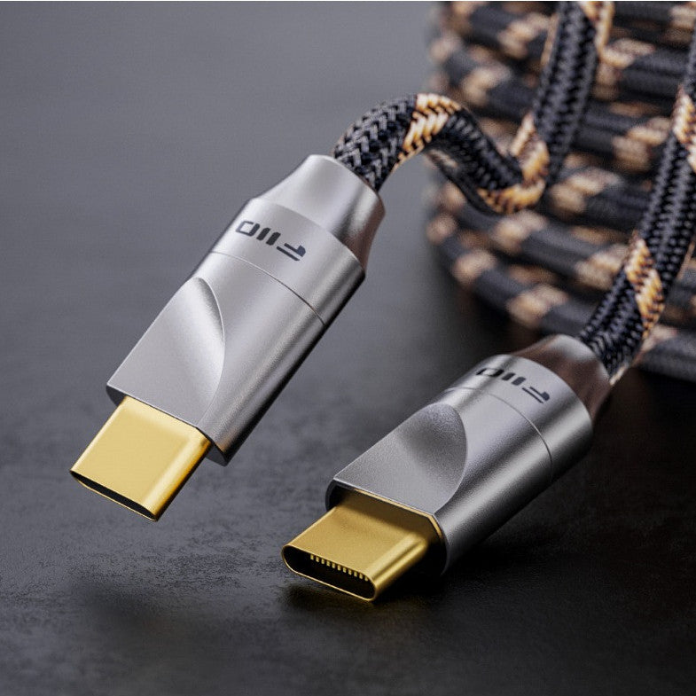 FiiO LT-TC5, Type C to Type C Audio Cable: Data and Charging Cable (LTTC5, LT TC 5)