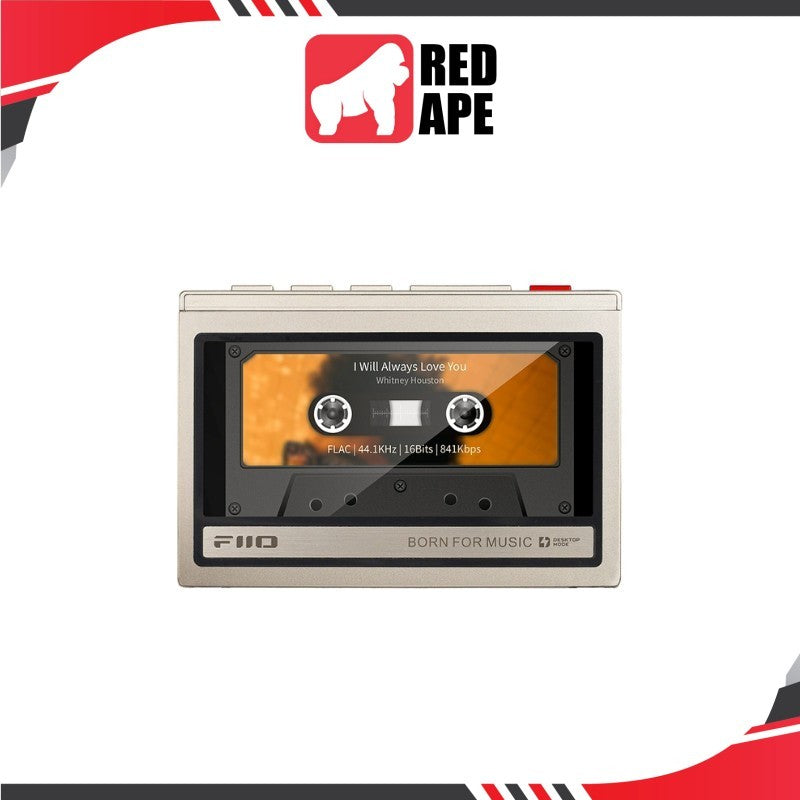 FiiO SK-M21C Protective Case: Retro Cassette Imitation Magnetic Casing for M21 MP3 Music Player DAP (SKM21C)