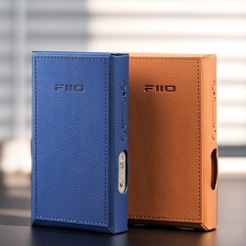 FiiO SK-M21 Protective Leather Case: 1:1 Custom-Fit Protection PU Leather Casing for M21 MP3 Music Player DAC (SKM21)