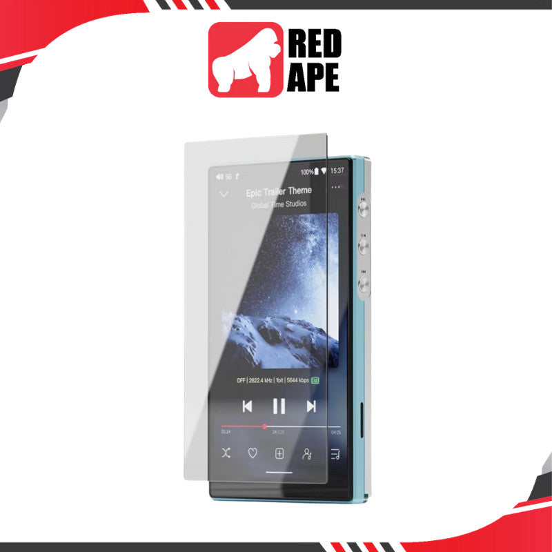 FiiO SF-JM21, Tempered Glass Screen Protector Kit: 2-Pack 6H Hardness Anti-Scratch for JM21 Music Player DAP (SF JM21)
