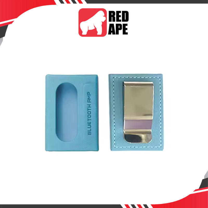 FiiO SK-RETRO NANO, Protective Leather Case: Vintage PU Leather with Metal Clip Casing for Retro Nano (Snow Sky)