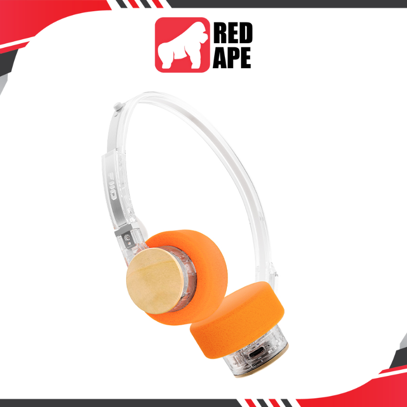 FiiO EH11, Wireless Headphones: Retro Bluetooth On-Ear 40mm Dynamic Driver LDAC Mini Wooden Cup Headphones (EH 11)