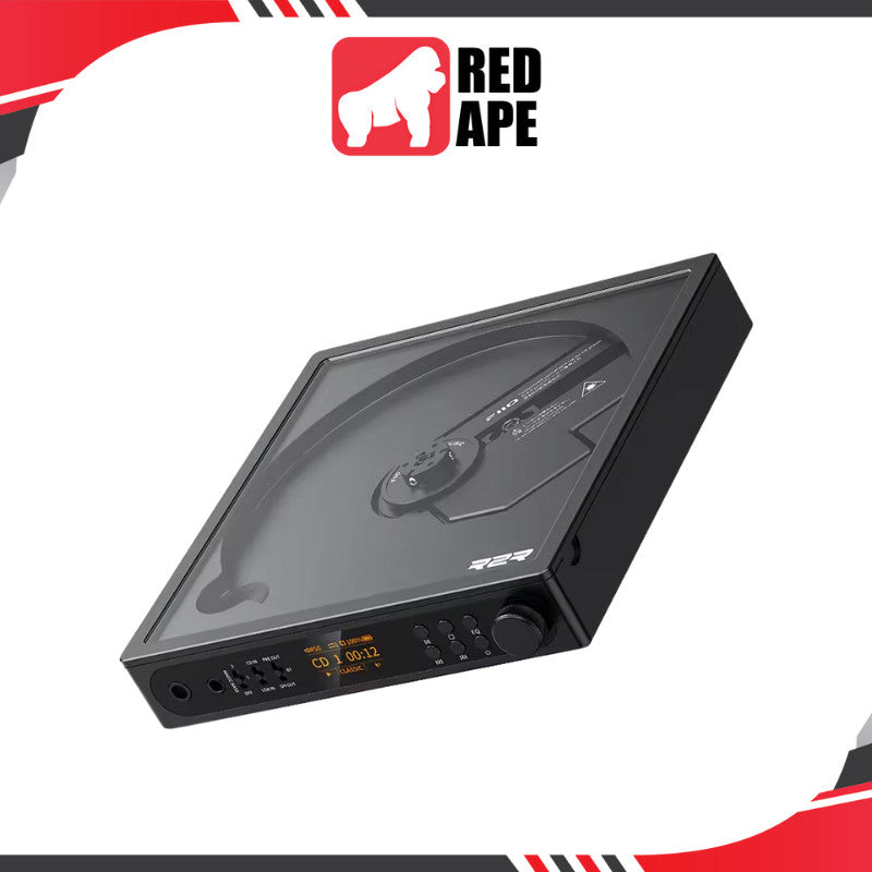 FiiO DM15 R2R, Portable Stereo CD Player: 5-Core Architecture 24Bit R2R High-Power Output CD Ripper Music Player