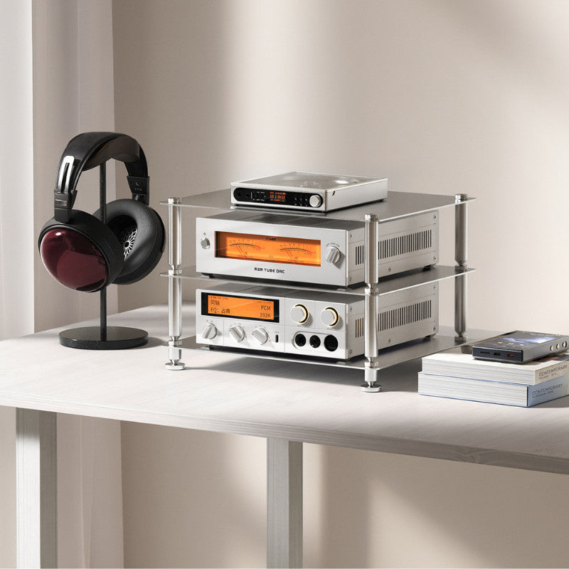 FiiO Modular HiFi Device Storage Rack: Modular Metal Anti-Vibration Rack for HiFi  (FiiO Modular Hifi Storage Rack)