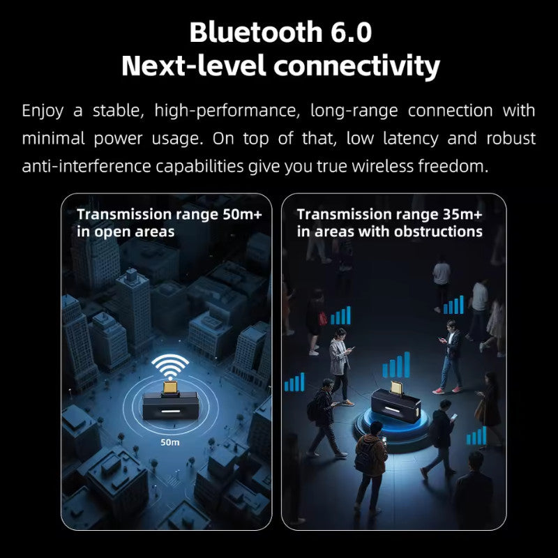 FiiO Air Link, Bluetooth Transmitter: Qualcomm QCC5181 Chip Bluetooth 6.0 Transmitter aptX Lossless LDAC (AirLink)