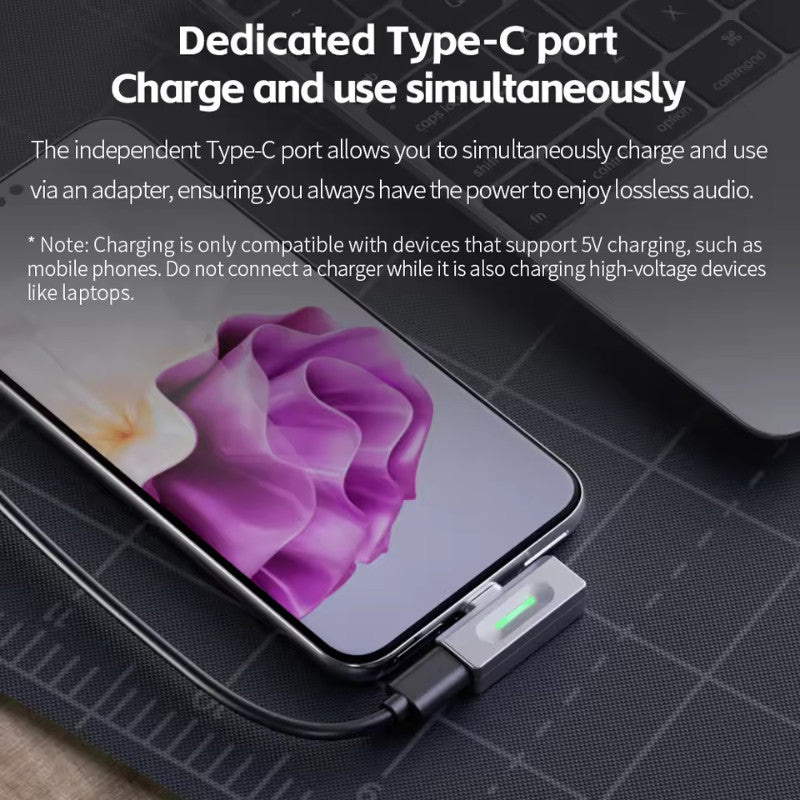 FiiO Air Link, Bluetooth Transmitter: Qualcomm QCC5181 Chip Bluetooth 6.0 Transmitter aptX Lossless LDAC (AirLink)