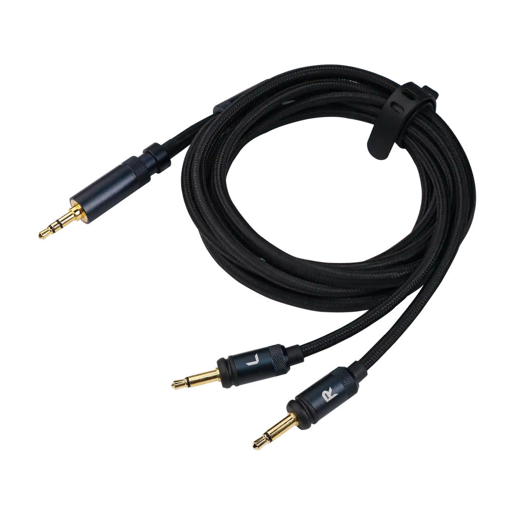 FiiO LL-RC 2024, Headphone Upgrade Cable: Furukawa Copper Balanced Dual 3.5mm Interconnect Cable (Fiio LLRC LL RC 2024)