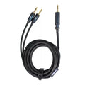 FiiO LL-RC 2024, Headphone Upgrade Cable: Furukawa Copper Balanced Dual 3.5mm Interconnect Cable (Fiio LLRC LL RC 2024)