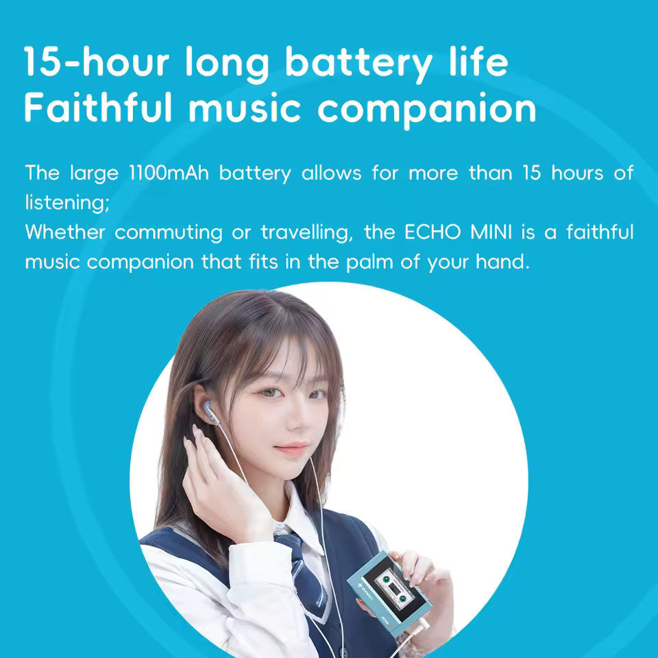 Snow Sky Echo Mini: HiFi Bluetooth MP3 Music Player, 15 Hours Playback, 3.5mm/4.4mm Headphone Outputs (FiiO Echo Mini)