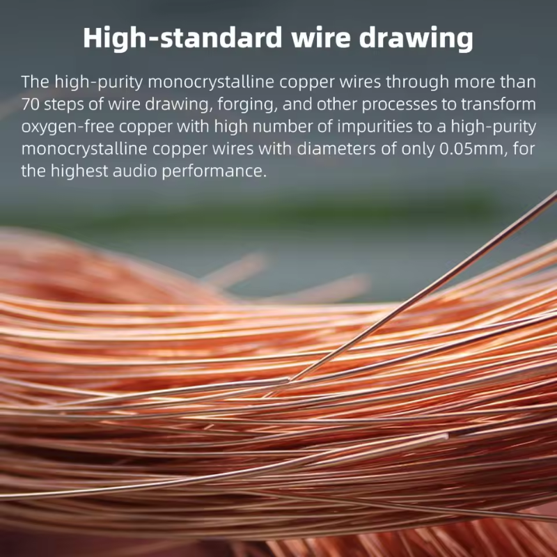FiiO LC-RC 2024, In-Ear Monitors Upgrade Cable: High-Purity Furukawa Copper MMCX IEM Cable with Swappable Plugs (LCRC)