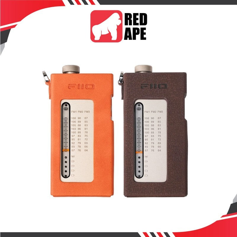 FiiO SK-RR11, Protective PU Leatherette Case: 1:1 Custom Fit Casing for RR11 Lanyard + Wrist Strap Included (SK RR11)