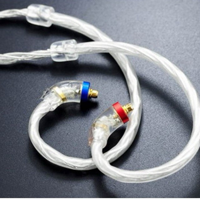 FIIO LC-2.5C/LC4.4C, MMCX In-Ear Monitors Cable: Silver-Plated Earphone Replacement Cable (LC2.5C, LC4.4C)