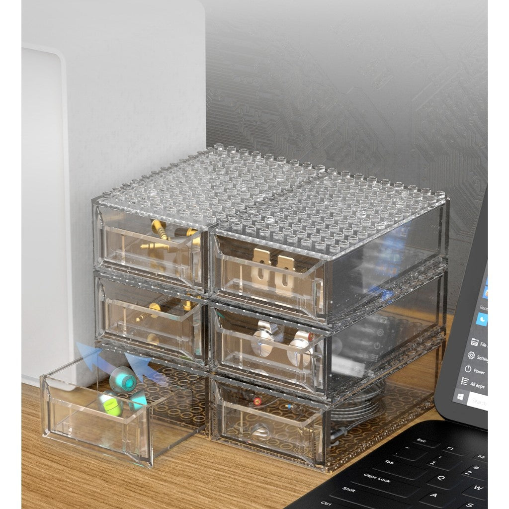FiiO HB11, Portable Leather Storage Case: Versatile Box for Earphone, Cable, Eartips (HB 11)