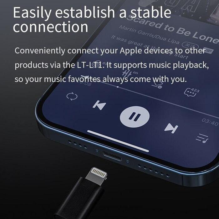 Fiio LT-LT1,Type-C to LT OTG Cable: to Connect BTR5 BTR3K Q3 Q5S-TC Cable (LTLT1, LT LT1)