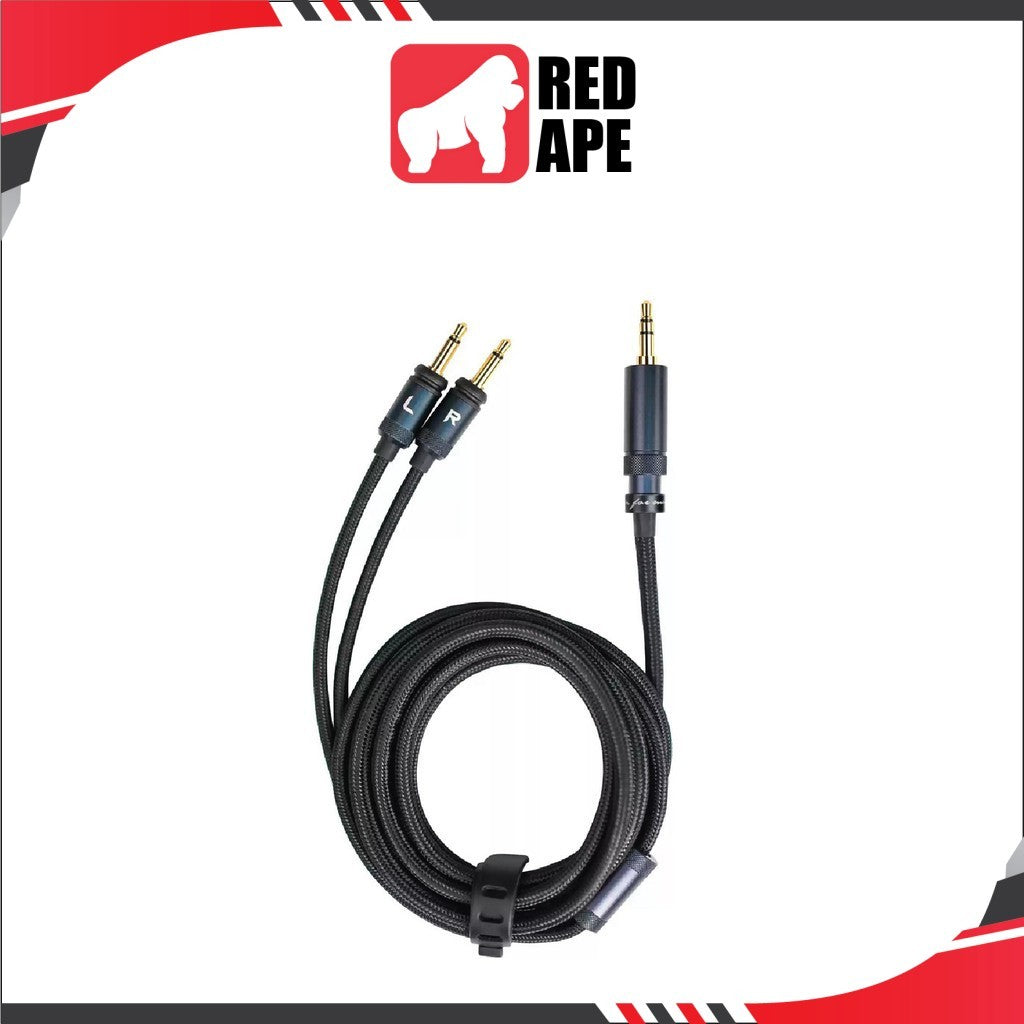 FiiO LL-RC 2024, Headphone Upgrade Cable: Furukawa Copper Balanced Dual 3.5mm Interconnect Cable (Fiio LLRC LL RC 2024)