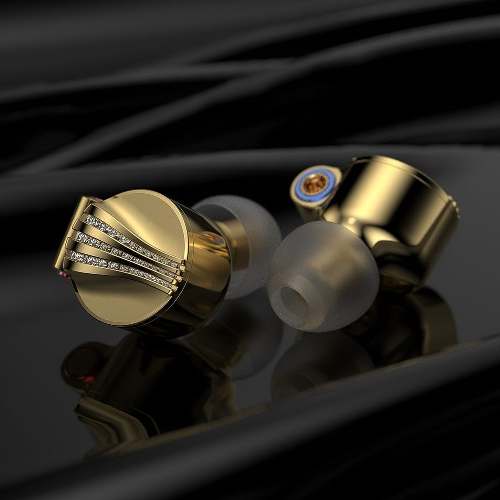 FiiO FDX Anniversary Edition, In-Ear Monitors: Pure Beryllium Diaphragm HiFi Earbuds with Detachable 2.5/3.5/4.4mm Cable