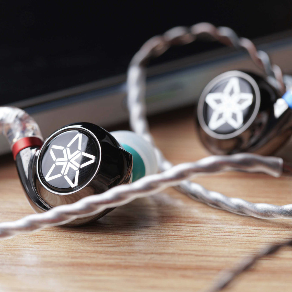 FiiO FH11, Hybrid Driver In-Ear Monitors: Carbon-Based Dynamic Driver Earphones IEM (FH 11)