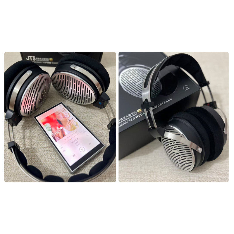 Jade Audio JT3, Open-Back Headphones: 50mm Dynamic Driver High-Fidelity Over-Ear Wired Headphone (FiiO JT 3)