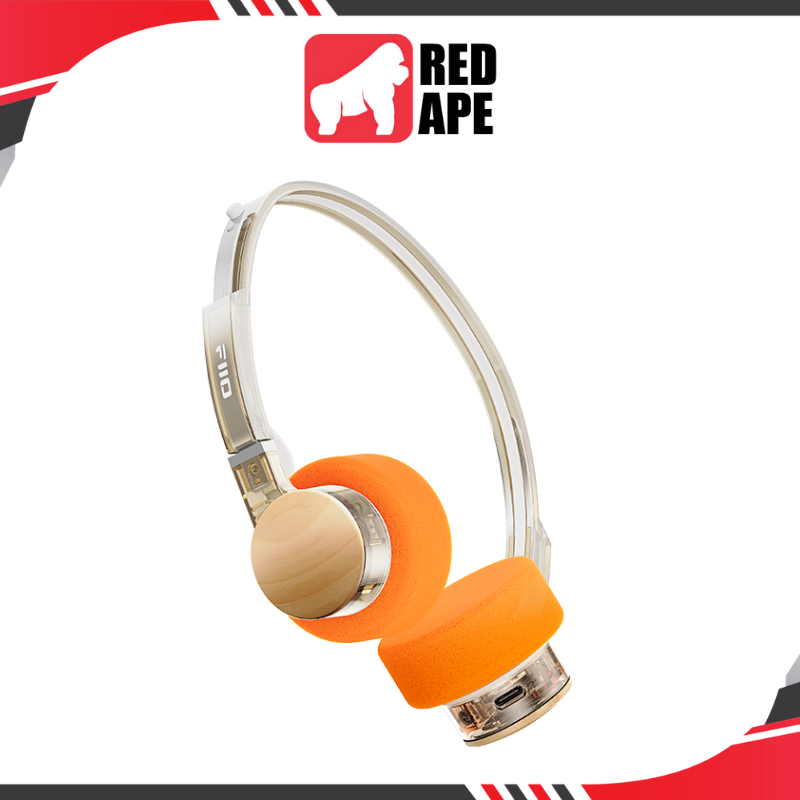 FiiO EH11, Wireless Headphones: Retro Bluetooth On-Ear 40mm Dynamic Driver LDAC Mini Wooden Cup Headphones (EH 11)