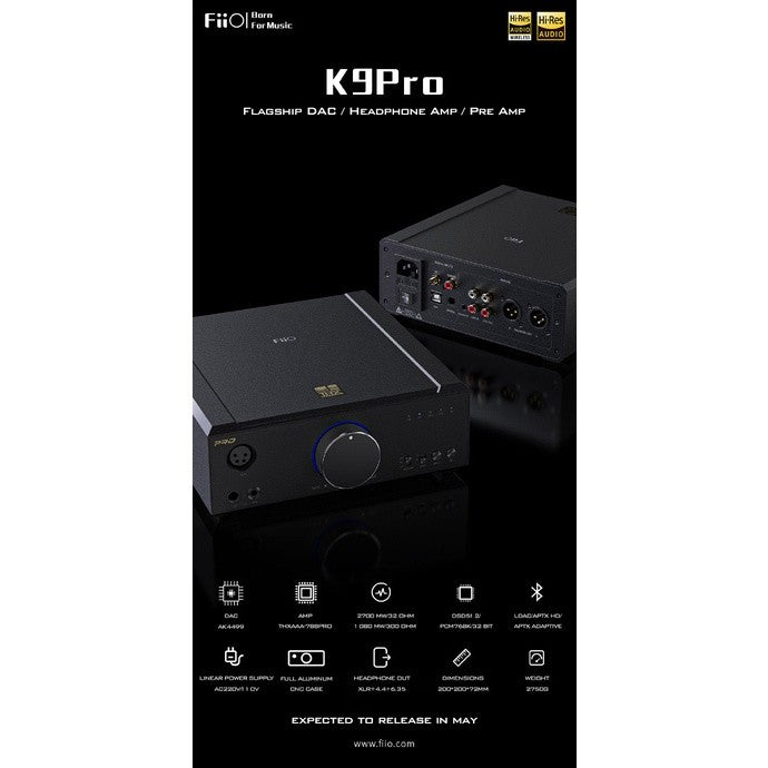 FiiO K9Pro, Flagship Desktop DAC and Amplifier: High-Res Headphone DAC/AMP (K9 Pro, K 9 Pro)