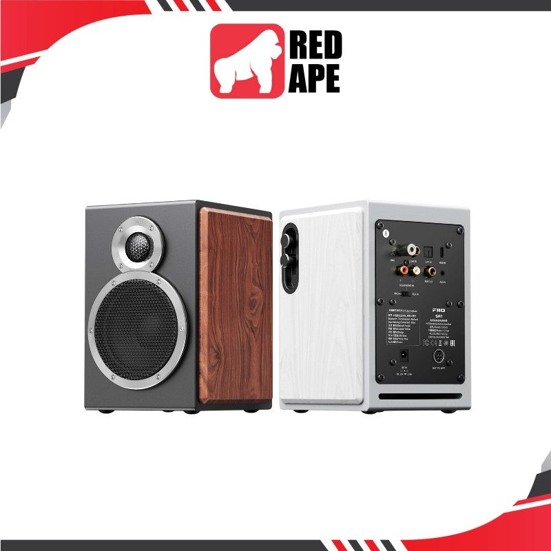 FiiO SA1, High-Fidelity Desktop Active Speaker: with 31 high-precision lossless PEQ, 3.5-inch Wood Fiber Woofer (SA1)