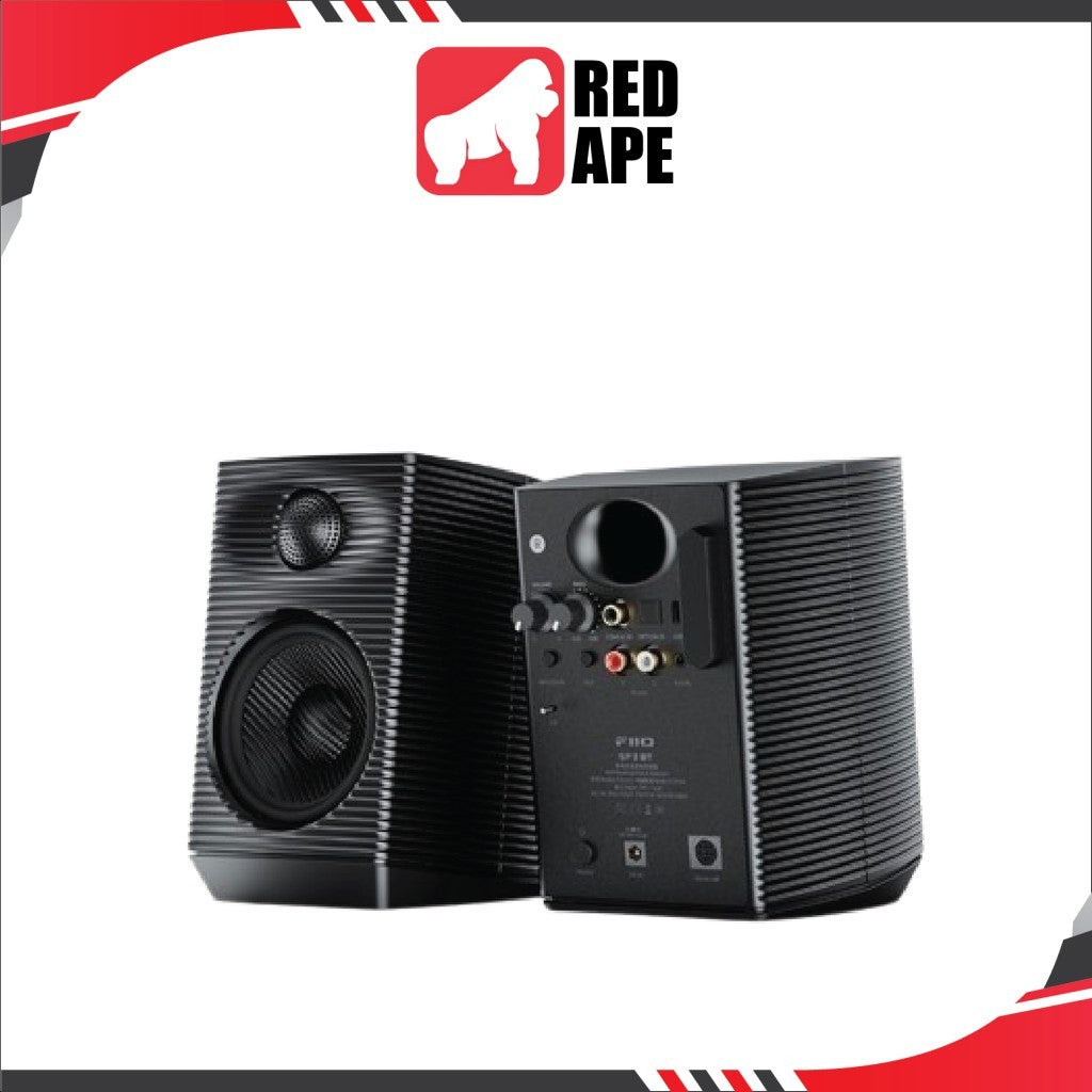 FiiO SP3BT, Desktop Monitor Speaker: with AUX Audio/RCA, 80W HiFi Stereo Bluetooth Computer Speakers (SP3BT)