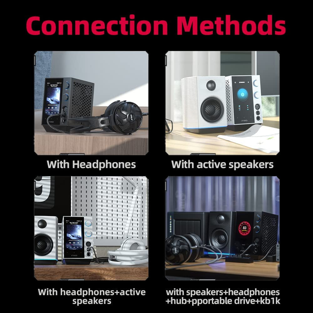 FiiO R7, Digital Audio Player with DAC and Amplifier: Snapdragon 660 Android 10 Roon Ready Desktop DAP/DAC/AMP (R 7)