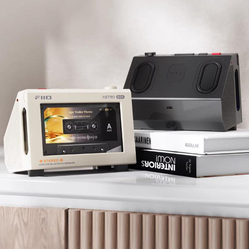 FiiO Retro Box, Desktop Bluetooth Speaker: Cassette-Style Wireless with LDAC & USB DAC (FiiO Retro Box)