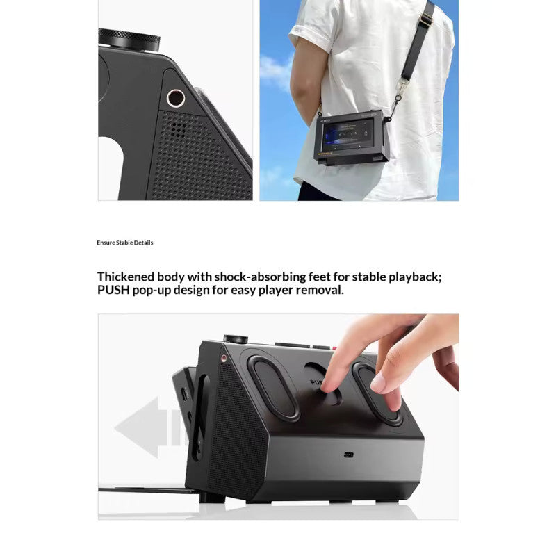 FiiO Retro Box, Desktop Bluetooth Speaker: Cassette-Style Wireless with LDAC & USB DAC (FiiO Retro Box)