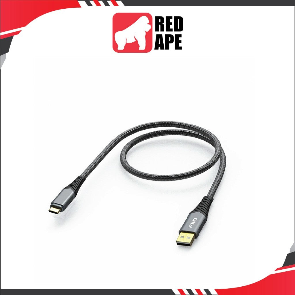 FiiO LA-TC1, USB Cable: Type-C Charging and Data Transfer High-Speed Cable (Fiio LATC1, LA TC 1)