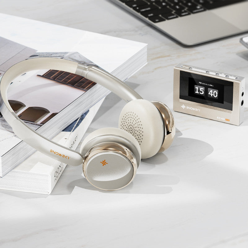 FiiO Snow Sky Anytime, On-Ear Wireless Headphone: Y2K Design Bluetooth 5.4 Noise Cancelling Headphone with 58H Playtime