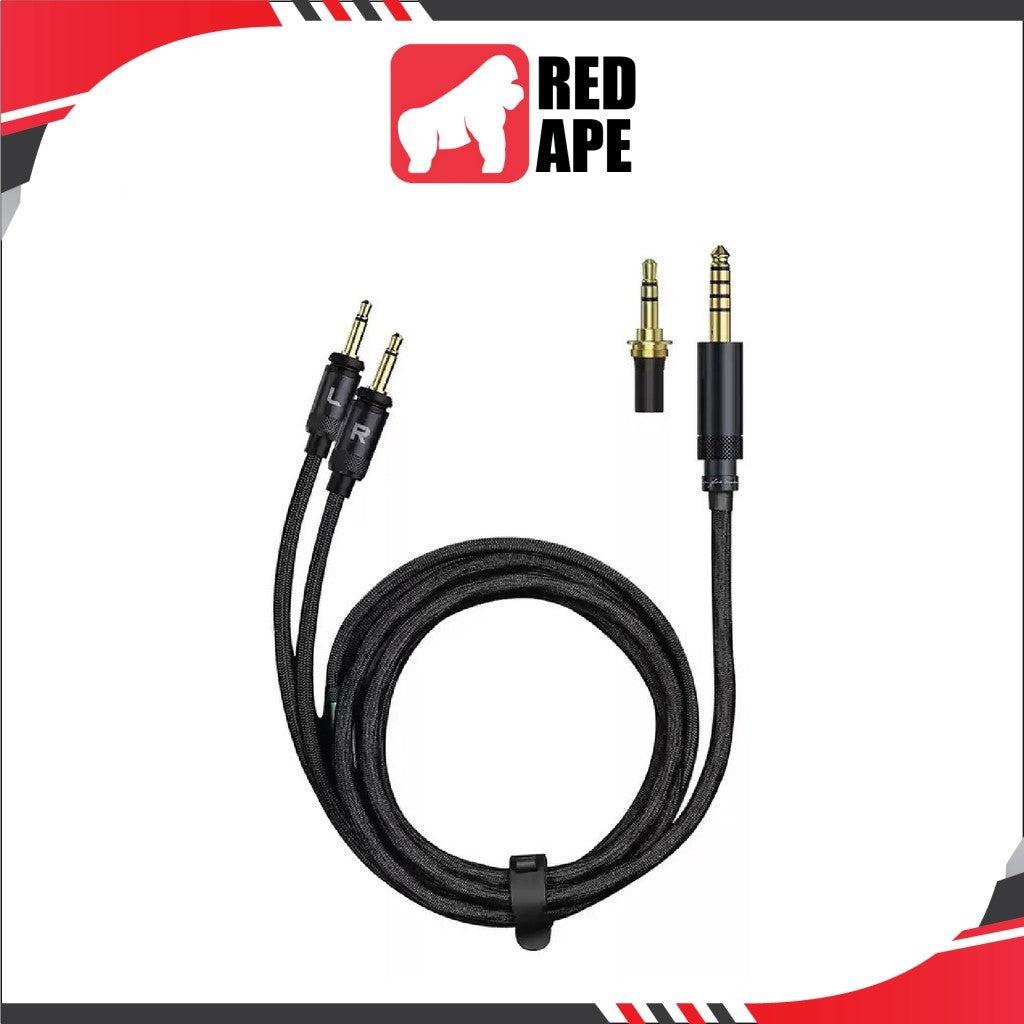 FiiO LL-RD 2024, Upgrade Cable: Dual 3.5mm High-Purity Monocrystalline Silver Cable with Swappable Plugs (LLRD)