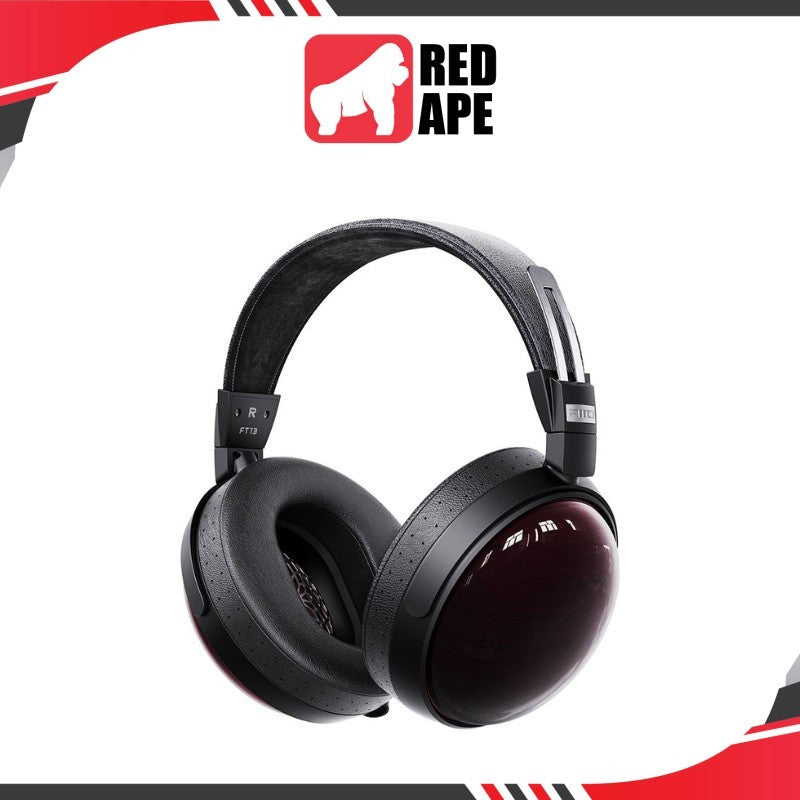 FiiO FT13, Closed-Back Headphones: Natural Purpleheart Wood 60mm Dynamic Driver Wired Headphone (FT 13)