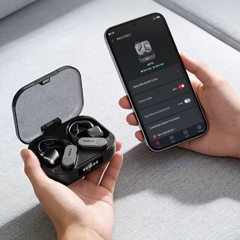 FiiO UTWS17, TWS Adapter: Bluetooth 6.0 Ear Hooks with LDAC & aptX Lossless for MMCX/0.78 (UTWS17)
