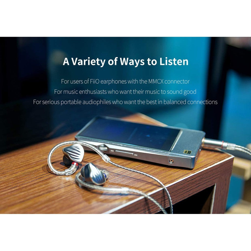 FiiO LC-2.5B/LC-3.5B/LC-4.4B, In-Ear Monitors Upgrade Cable: High-purity OCC Silver-plated MMCX Replacement Cable