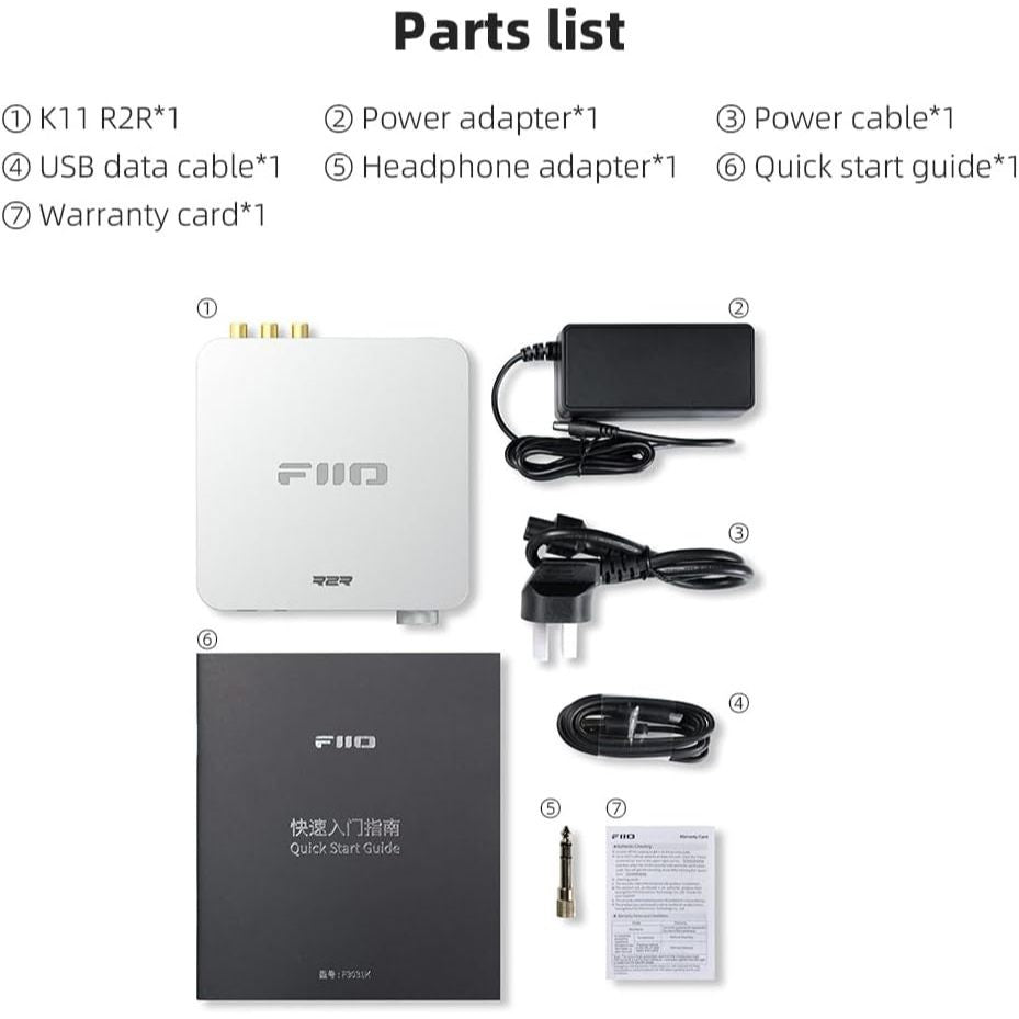 FiiO K11 R2R, Desktop DAC and Amplifier: for Home Audio/PC High-Performance DAC/AMP (K11 R2R)