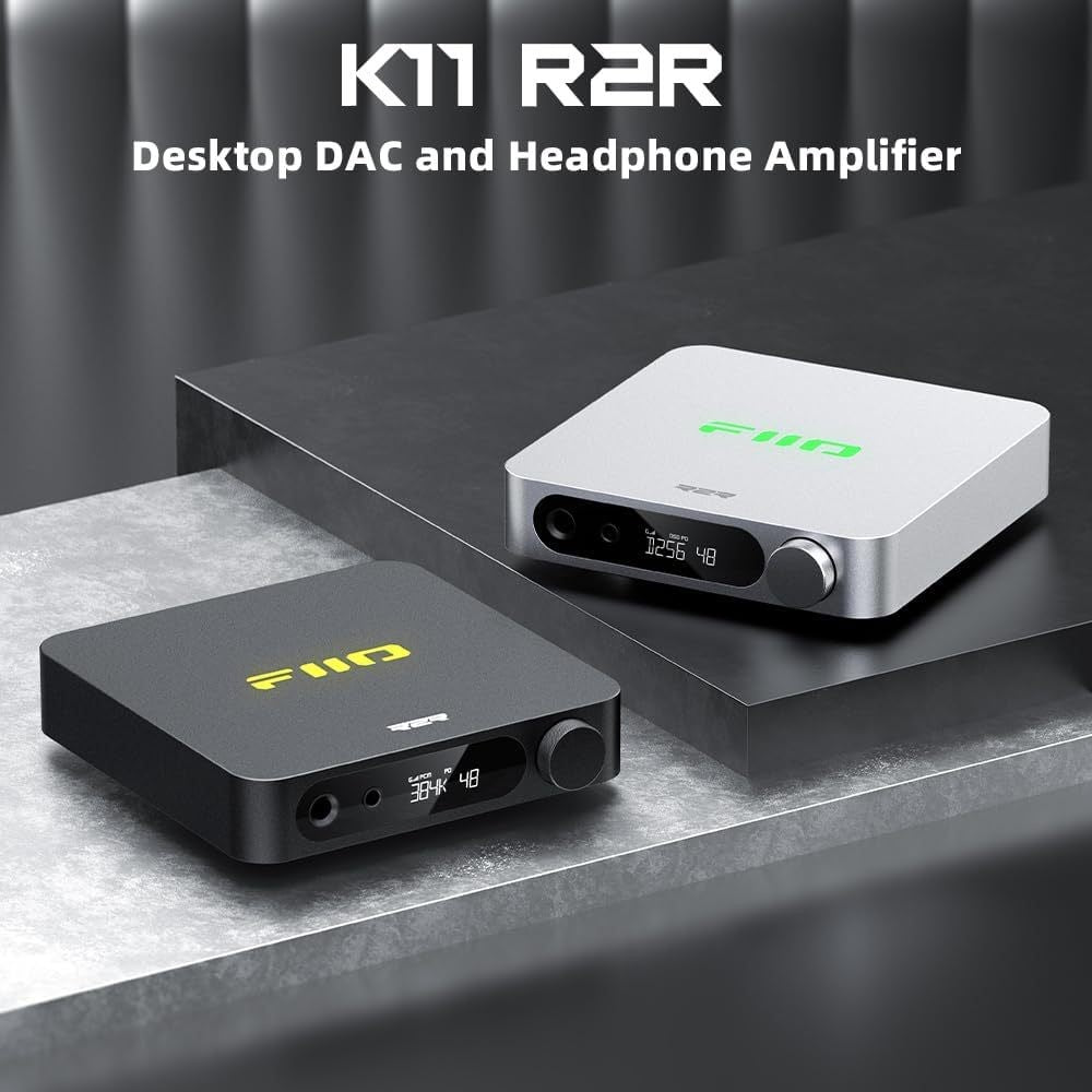 FiiO K11 R2R, Desktop DAC and Amplifier: for Home Audio/PC High-Performance DAC/AMP (K11 R2R)