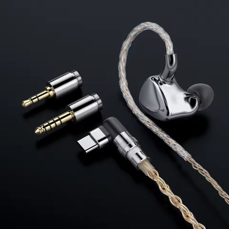 FiiO FX17 In-Ear Monitors: 8EST+1DD+4BA Tribrid Technology HiFi Stereo Earphone with MMCX Cable Flagship IEM (FX 17)