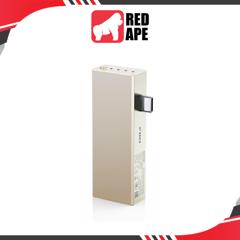 FiiO ESTICK, Portable Power Bank: 1100mAh Lithium-Ion Battery, Type-C Input/Output, Compact Design for KA17 (E Stick)