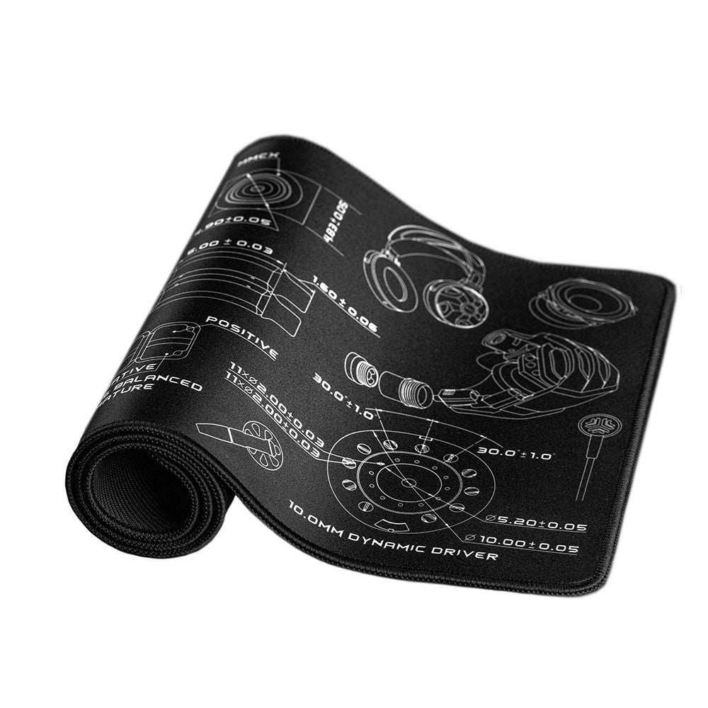 FiiO F2051H, Desktop Mouse Pad (80cmx30cm): for Smooth Mouse Large Extended Non-Slip Gaming Mat (F 2051H, F2051 H)