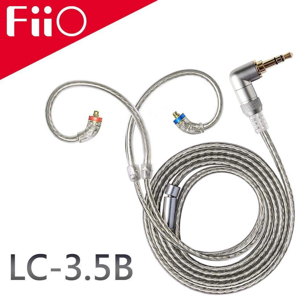 FiiO LC-2.5B/LC-3.5B/LC-4.4B, In-Ear Monitors Upgrade Cable: High-purity OCC Silver-plated MMCX Replacement Cable