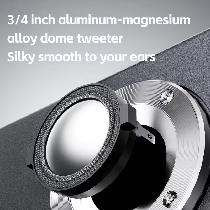 FiiO SA1, High-Fidelity Desktop Active Speaker: with 31 high-precision lossless PEQ, 3.5-inch Wood Fiber Woofer (SA1)