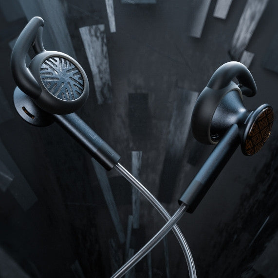 FiiO FF3S, Detachable Flat Buds Earbuds: “Drum” Type Dual-Cavity Wired Earphones (FF3S)