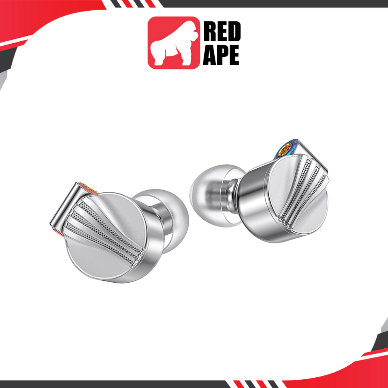 FiiO FD5 In-Ear Monitors: 12mm Beryllium-Coated DLC Diaphragm Single Dynamic Driver Interchangeable Plugs Earphones IEM