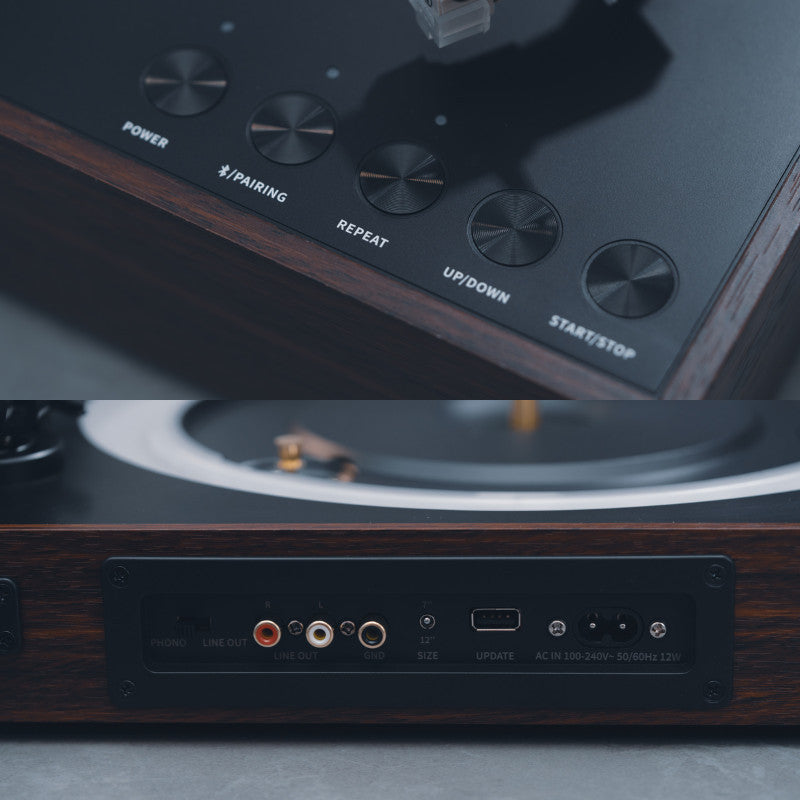 FiiO TT11, Turntable: Belt-Drive Vinyl Record Player with Phono Preamp Disc Player (FiiO TT11)