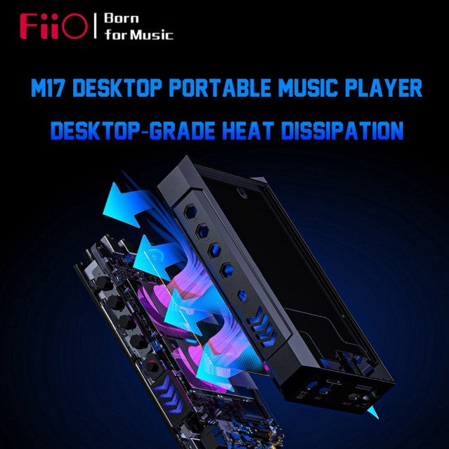 Fiio M17, Portable Digital Audio Player: Desktop High-Res MP3/MP4 Music Player DAP (M 17)