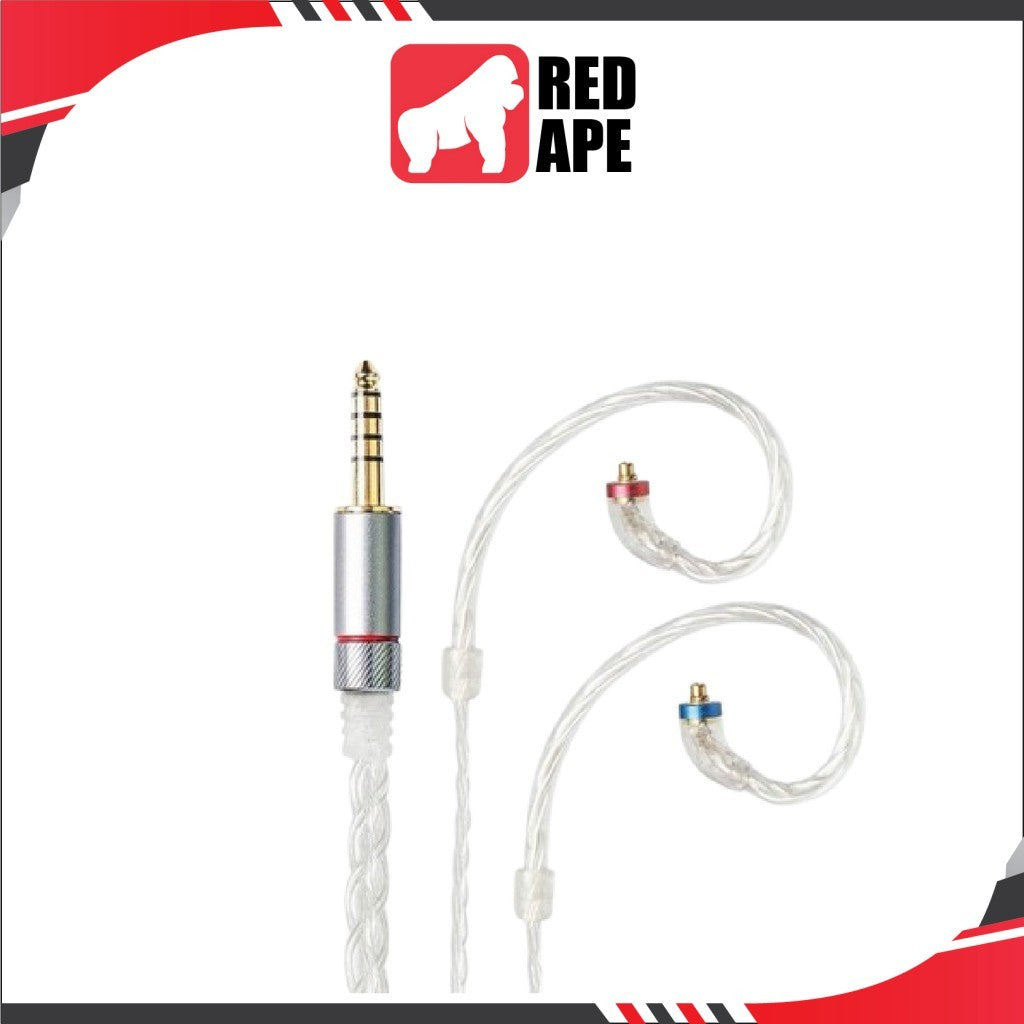 FIIO LC-2.5C/LC4.4C, MMCX In-Ear Monitors Cable: Silver-Plated Earphone Replacement Cable (LC2.5C, LC4.4C)
