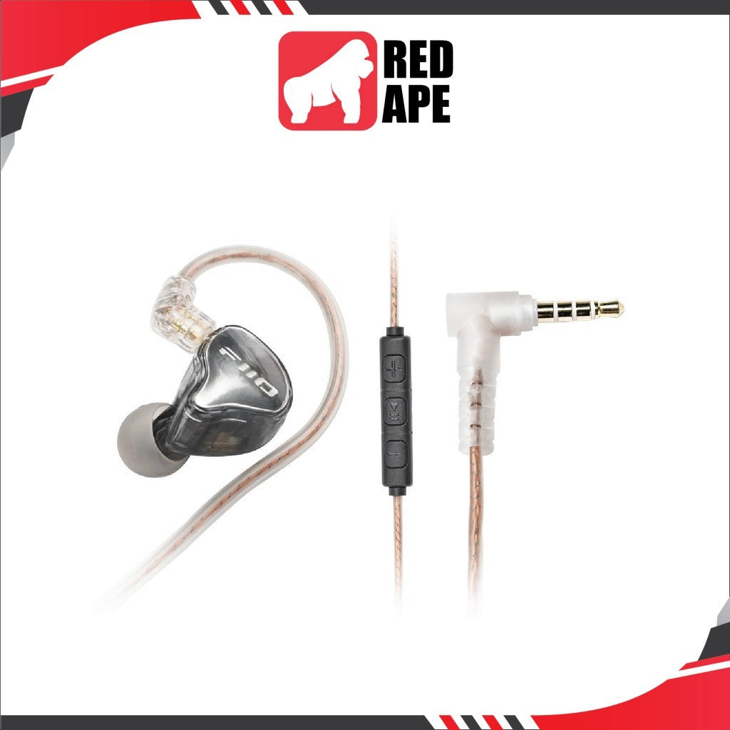 FiiO JD10, In-Ear Monitors: 10mm Dynamic Driver DSP-Tunable Hi-Res Certified Earphones IEM (Fiio JD10)